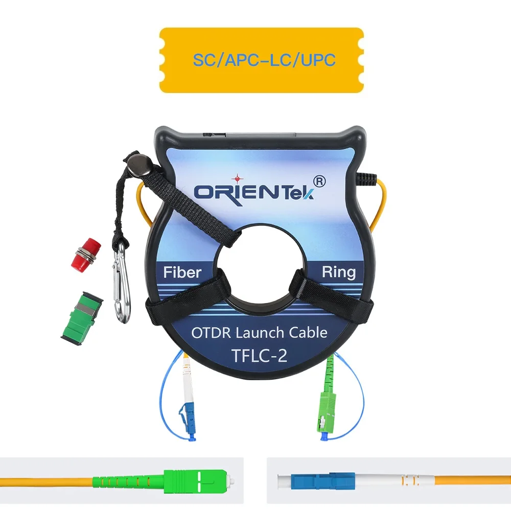 

SC/APC-LC/UPC 50/125um Multi Model OTDR Launch Cable Box - MM Extension - Dead Zone Eliminator Optic Fiber Ring- OM3