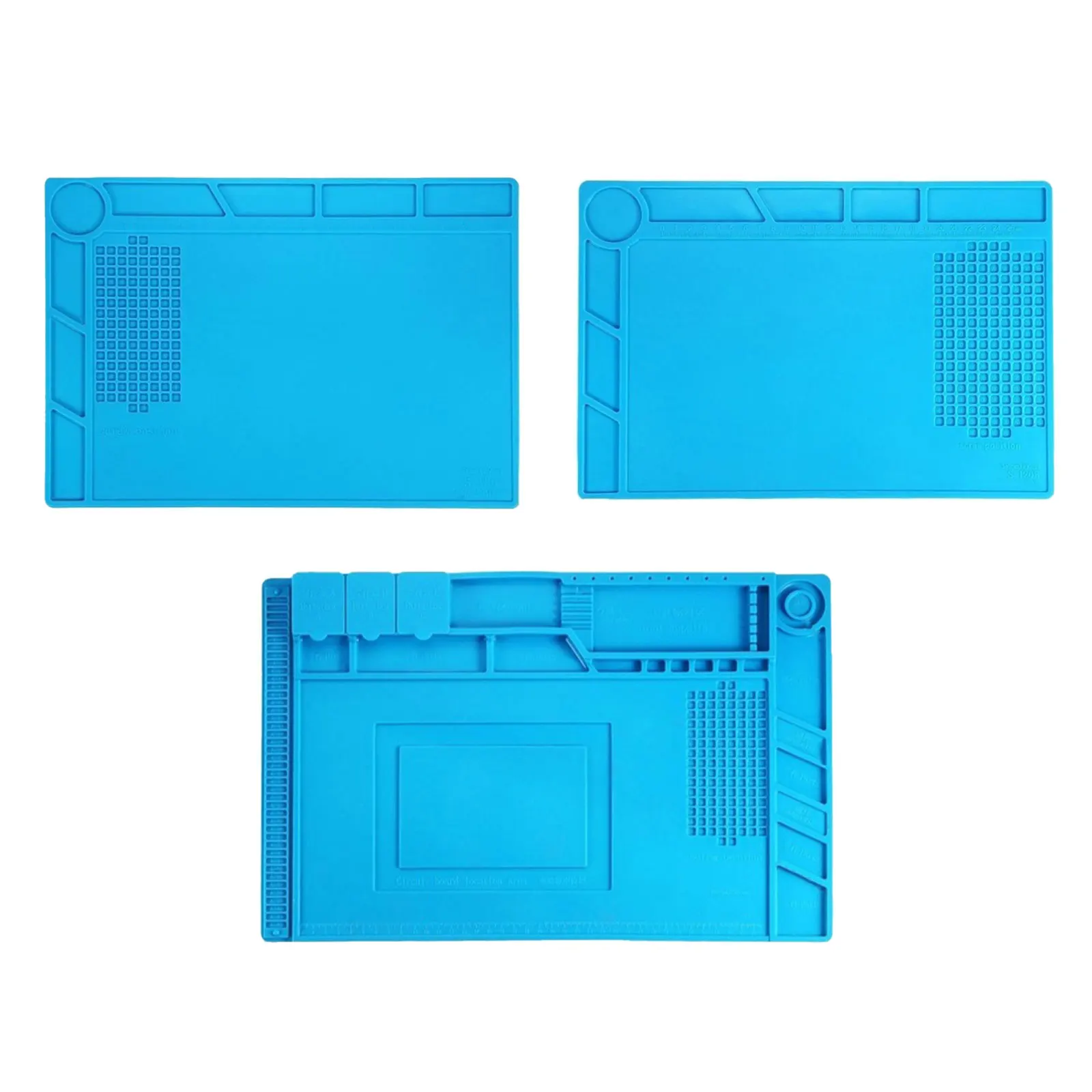 

Repair Pad Insulation Heat-Resistant Soldering Station Silicon Soldering Mat Work Pad Desk Platform For BGA Soldering Station