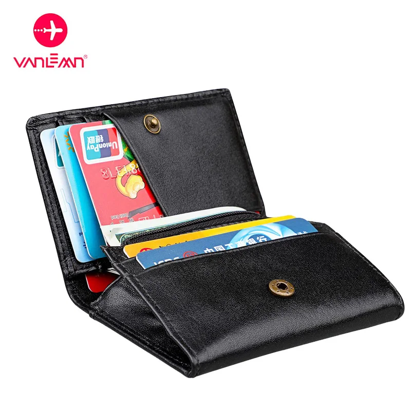 Держатель для карт из натуральной кожи роскошный модный кошелек кредитных