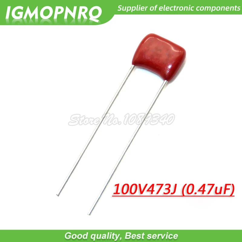 10 шт. 100V473J 0 047 мкФ 47NF шаг 5 мм 100V473J-P5 100V 473 CBB полипропиленовый пленочный конденсатор