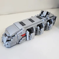 buildmoc star movie general robot action figures itt imperial clone trooper space transport battleship building blocks toys gift