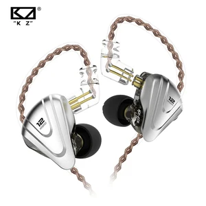 KZ ZSX Terminator Metal Headset 5BA+1DD Hybrid 12 drivers HIFI Bass Earbuds In-Ear Monitor Noise Can