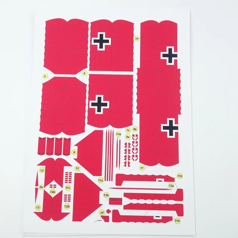 3D бумажная карта Fokker 3d модель строительные наборы развивающие игрушки военная