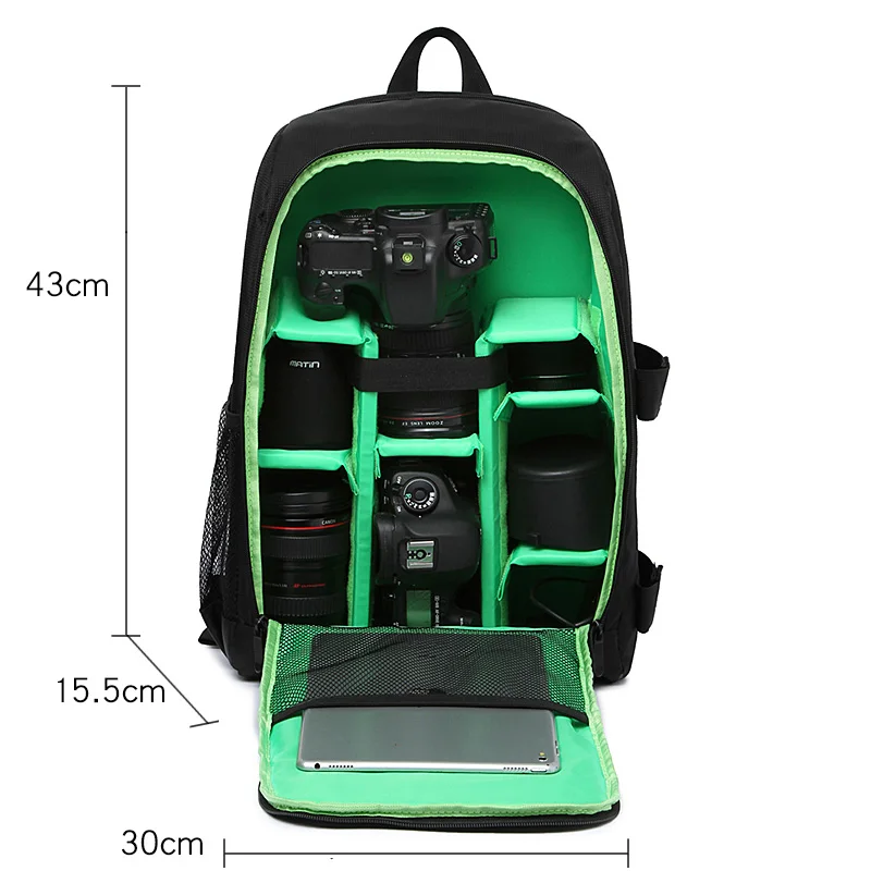 multi style dslr camera bag photo backpack for canon 1300d 5d4 5d3 camera backpack sony alpha a7 a9 a7ii iii a7r a7m3 nikon bag free global shipping