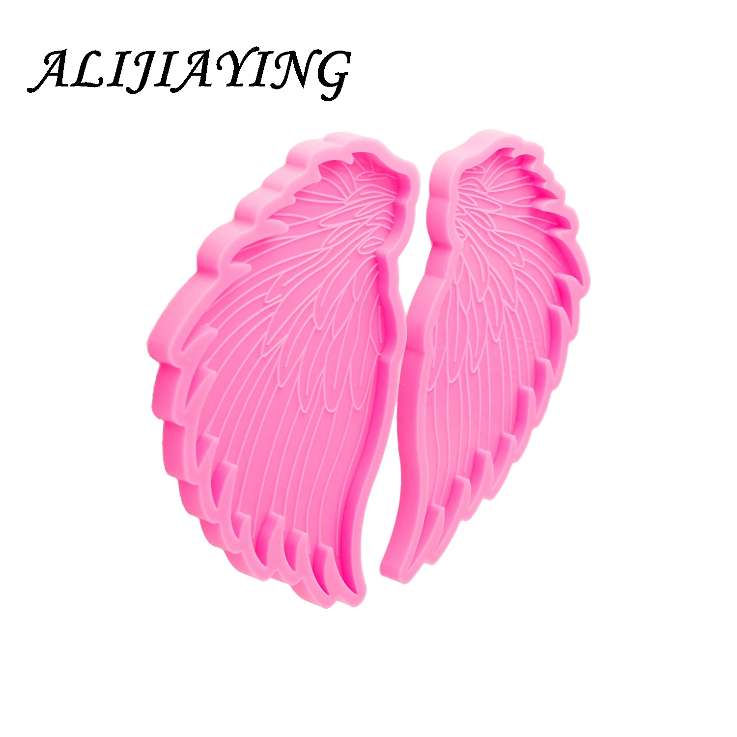 2 шт./компл. подставка ангельские перья форма из агатной смолы силиконовые формы
