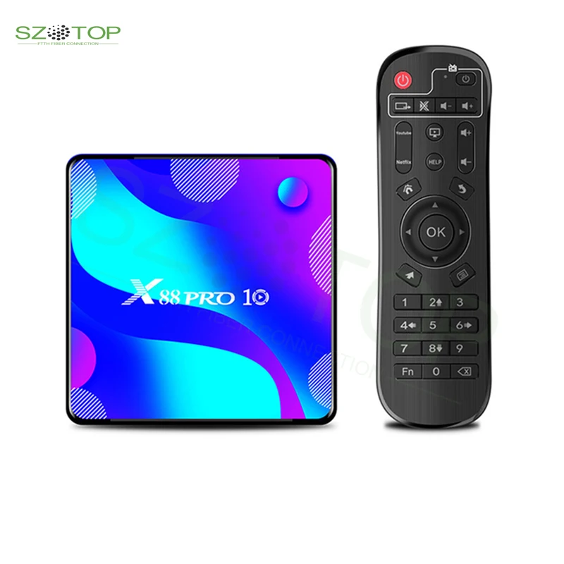 

TV Box Android 11 Smart TV Box X88 PRO 10 4GB 64GB 32GB Rockchip RK3318 4K TVbox Support Google Youtube Set Top Box x88pro 11.0