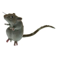 true to nature animal ornament mouse fridge magnet outdoor patio miniature animals spoof toy home yard garden decoration