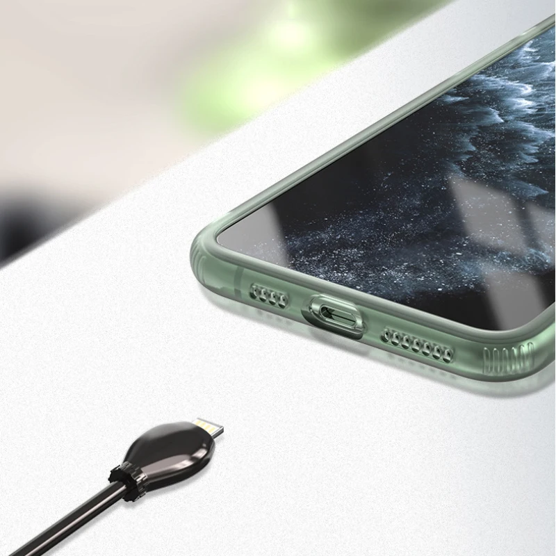 Прозрачный матовый латексный силиконовый чехол карамельных цветов для iphone 11 Pro Max