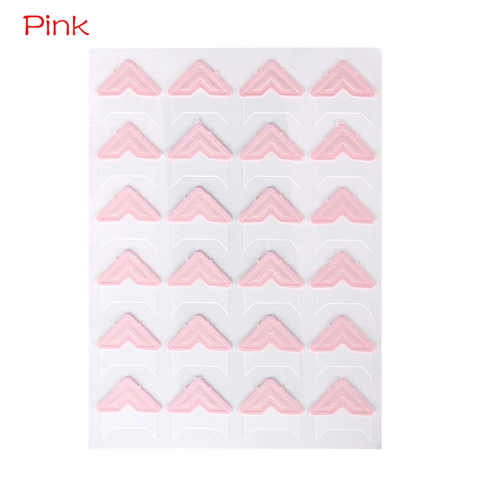 pink 72 шт. фотоальбом скрапбук фото уголок протекторы DIY ручной работы наклейки декор для скрапбукинга - Цвет: pink