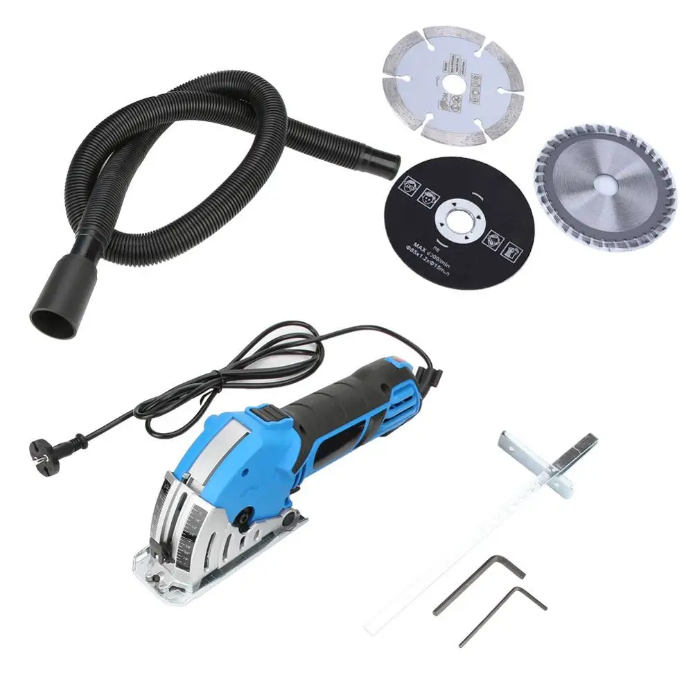 Портативная мини электрическая циркулярная пила 550 Вт 4200 об/мин DIY