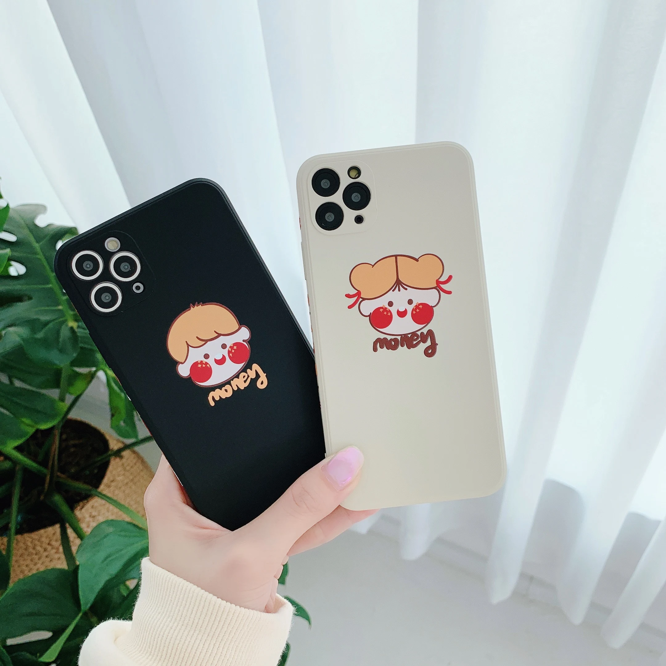 

Liquid boy girl suitable for iphone 12 pro case 7/8 plus x xs Max xr/11/mini protective sleeve
