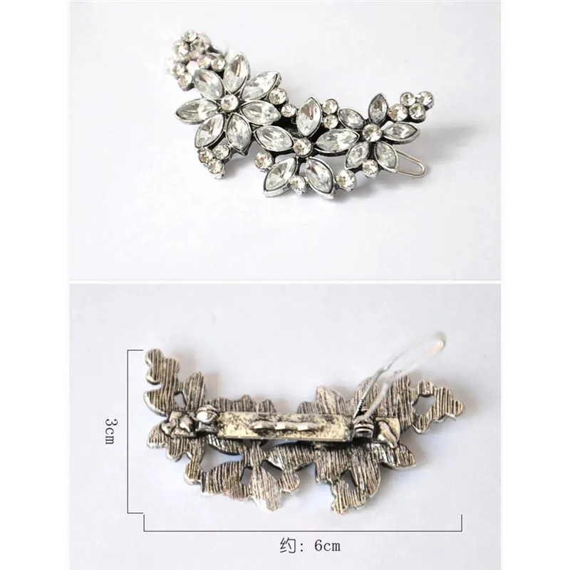 Imixlot Новое поступление женские свадебные заколки в стиле ретро с кристаллами