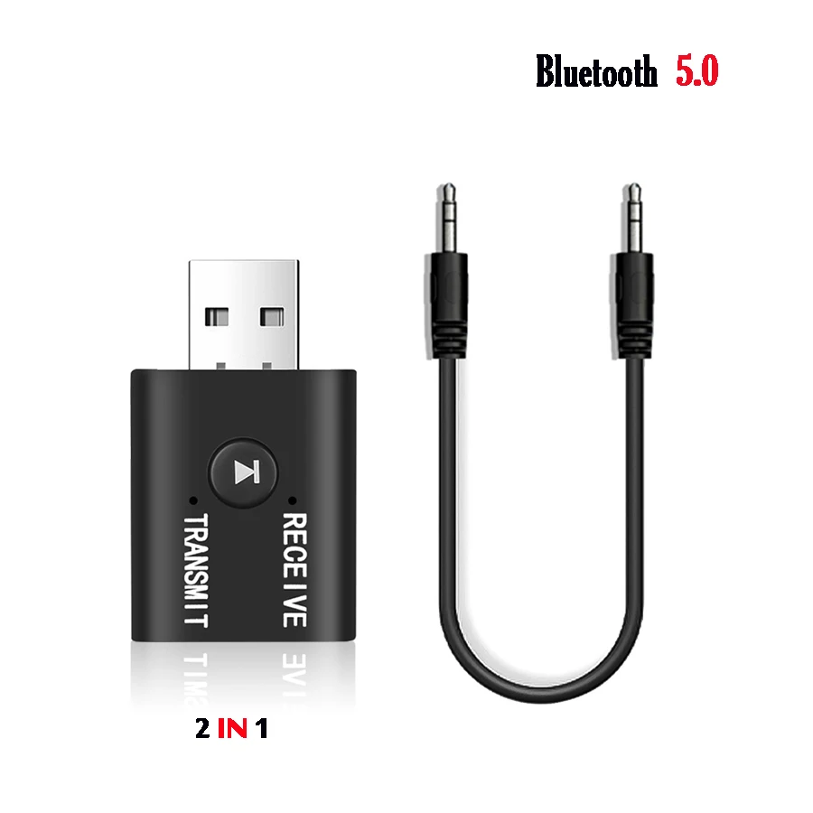Bluetooth 5 0 автомобильный комплект аудио tx rx 2 в 1 приемник передатчик aptx Aptx AUX RCA USB