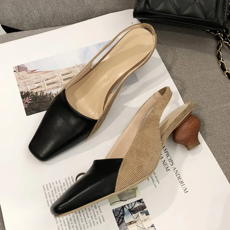 

Women Sandals Shoes Pumps Woman High Heels Mules Mixed Color Gladiator Fashion Shoes Heel Shoes Elegant Ladies Pumps Slippers