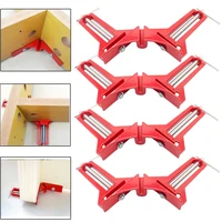 4pcs 90 degree right angle clamp woodworking clamps set adjustable wood vice miter clamp carpenter hand tools miter corner clamp