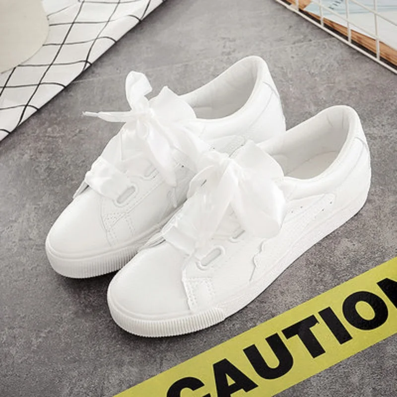 Новинка весна-осень 2019 дикая Корейская атласная Повседневная обувь на плоской