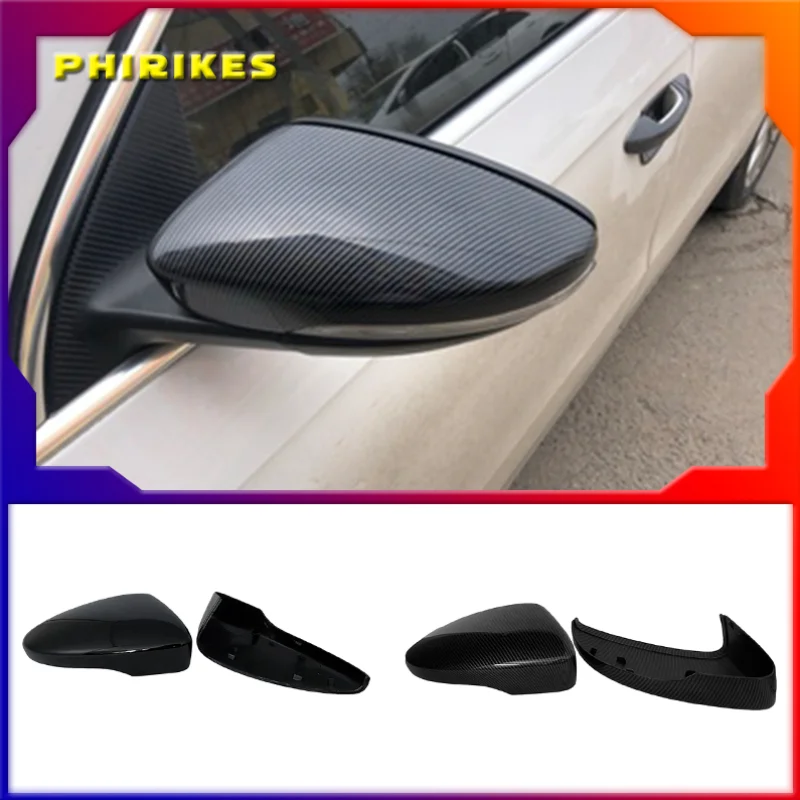

Черный зеркальный чехол с боковым крылом для VW Golf 7,5 MK7 7 GTD R GTI 6 Passat B7 CC Scirocco E-GOLF Polo 6R 6C MK6, крышка для Jetta 6 MKVI