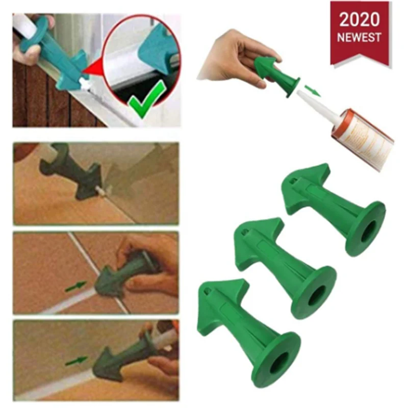 

Professional Caulk tools caulk finishing tool kit, Caulk Nozzle & Scraper Set grout caulk sealant finisher(BC-P053)