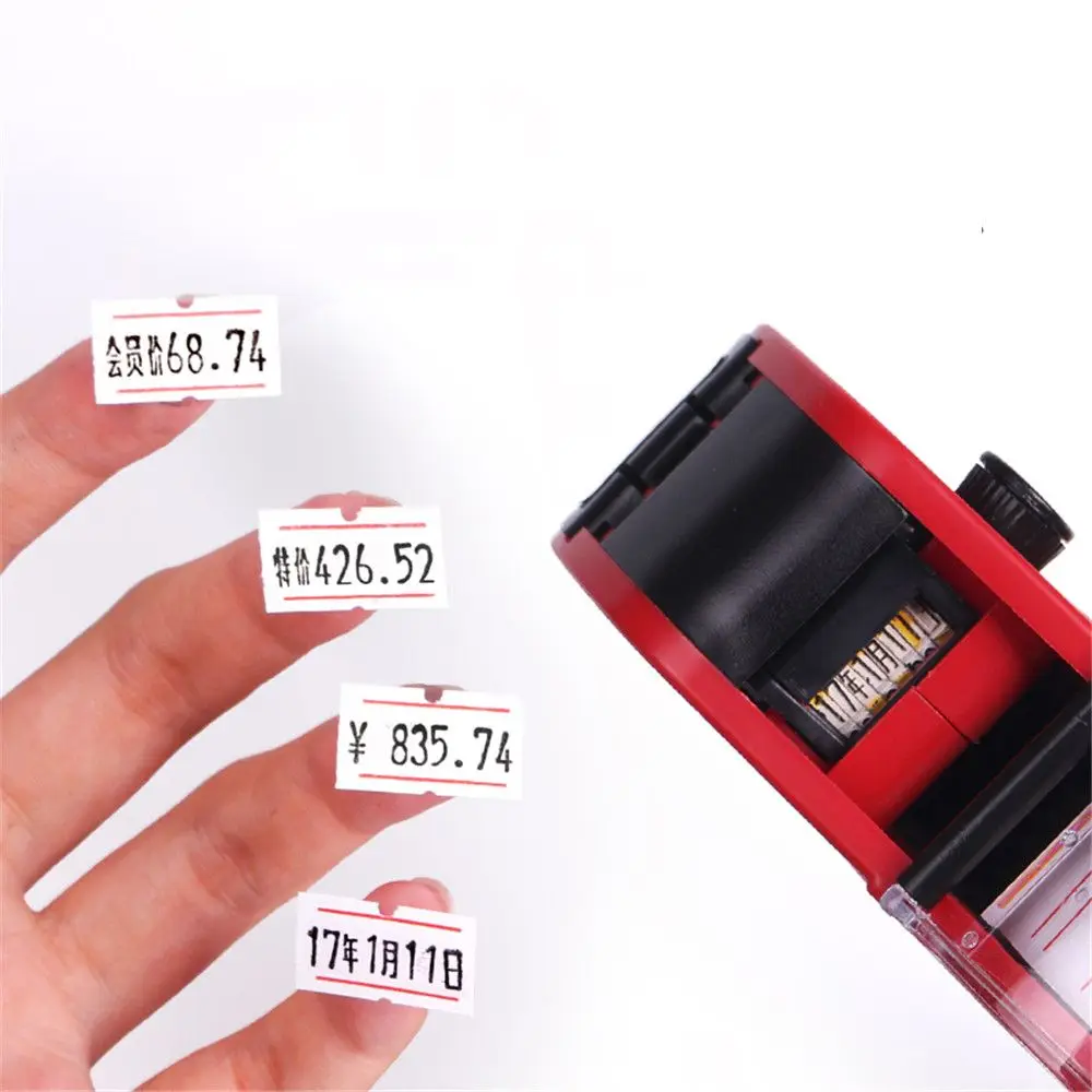 1 шт. ценовые этикетки теги бирка для инструментов принтер 8 цифр ценовая этикетка