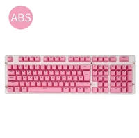 2021 abs translucent keycaps brazilian russian german spanish mechanical keyboard keycaps personalized characters translucent