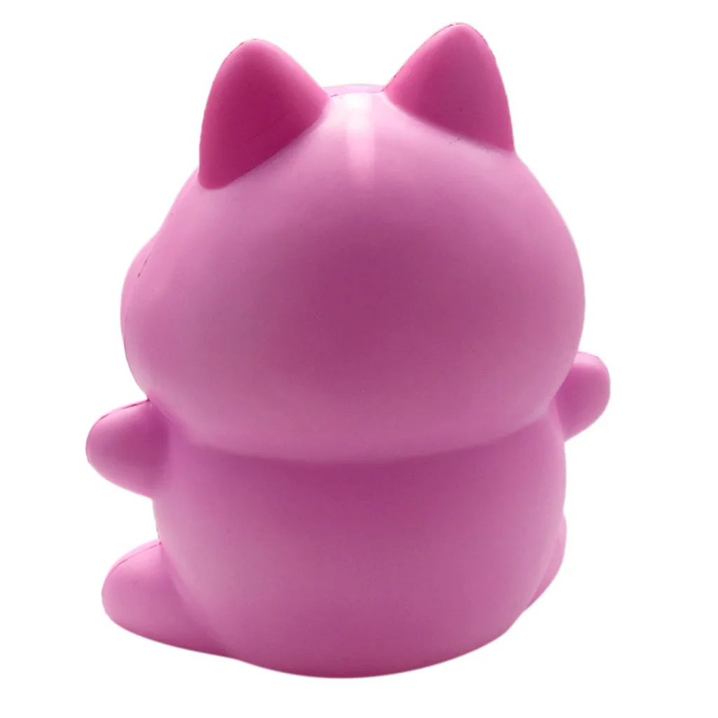Сжимаемые свинки Jumbo Kawaii медленно восстанавливающие форму кремовые милые