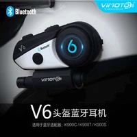 motorcycle helmet bluetooth headset front and rear ride walkie talkie rider communication equipment v6 english version