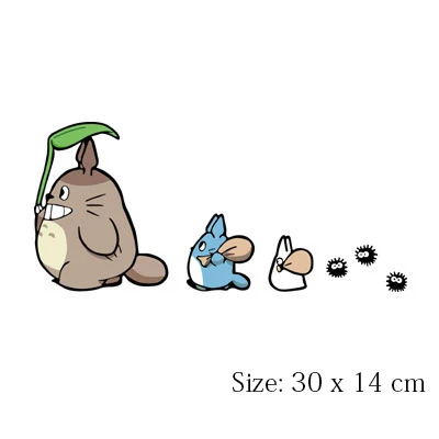 Стикер для автомобиля креативный мультяшный классический фильм My neighter Totoro с