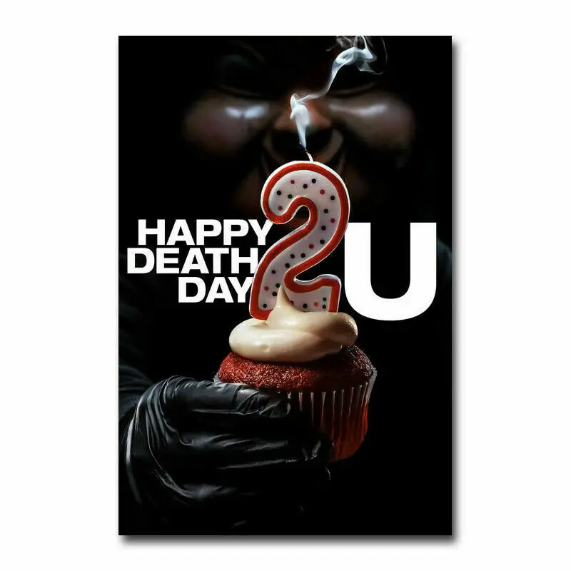 

J0071 Happy Death Day 2U Movie Horror Classic Film Wall Sticker Silk Poster Art Light Canvas Home Decoration