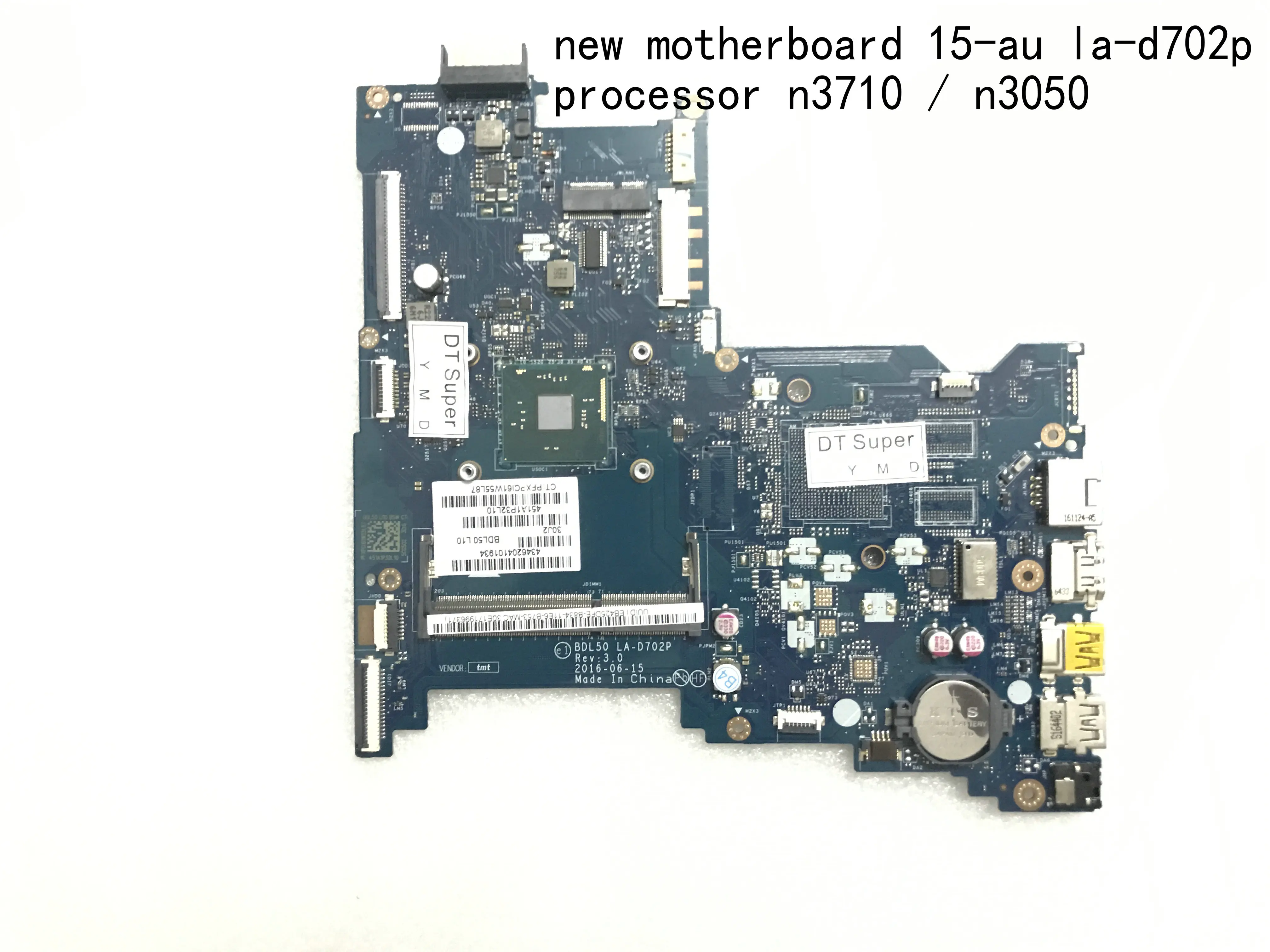 BiNFUL сток BDL50 LA D702P материнская плата для ноутбука hp 15 AU встроенный процессор