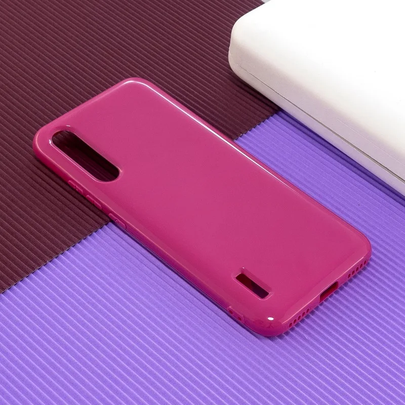 Блестящий цветной чехол для Xiaomi mi 9 Lite блестящий Силиконовый ТПУ гелевый Чехол |