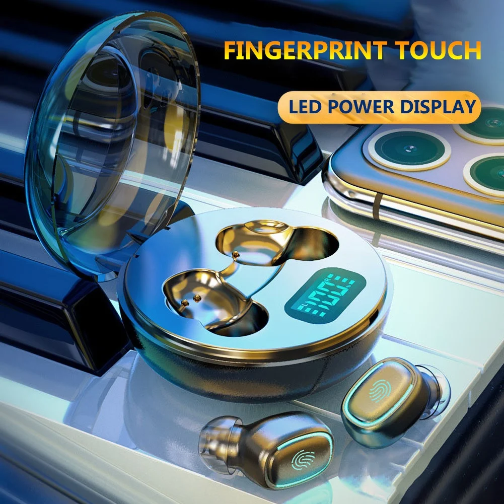 Новинка 2021 Беспроводная Bluetooth-гарнитура A10 Hifi Tws беспроводной цифровой дисплей