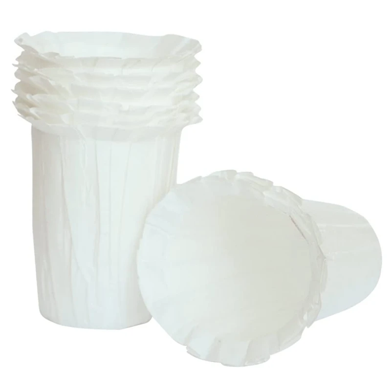 

200 Pieces Suitable for Keurig 2.0 Coffee Filter Paper Filter Paper Cup Disposable White Bulk K-Cup Food Grade Cup Shape