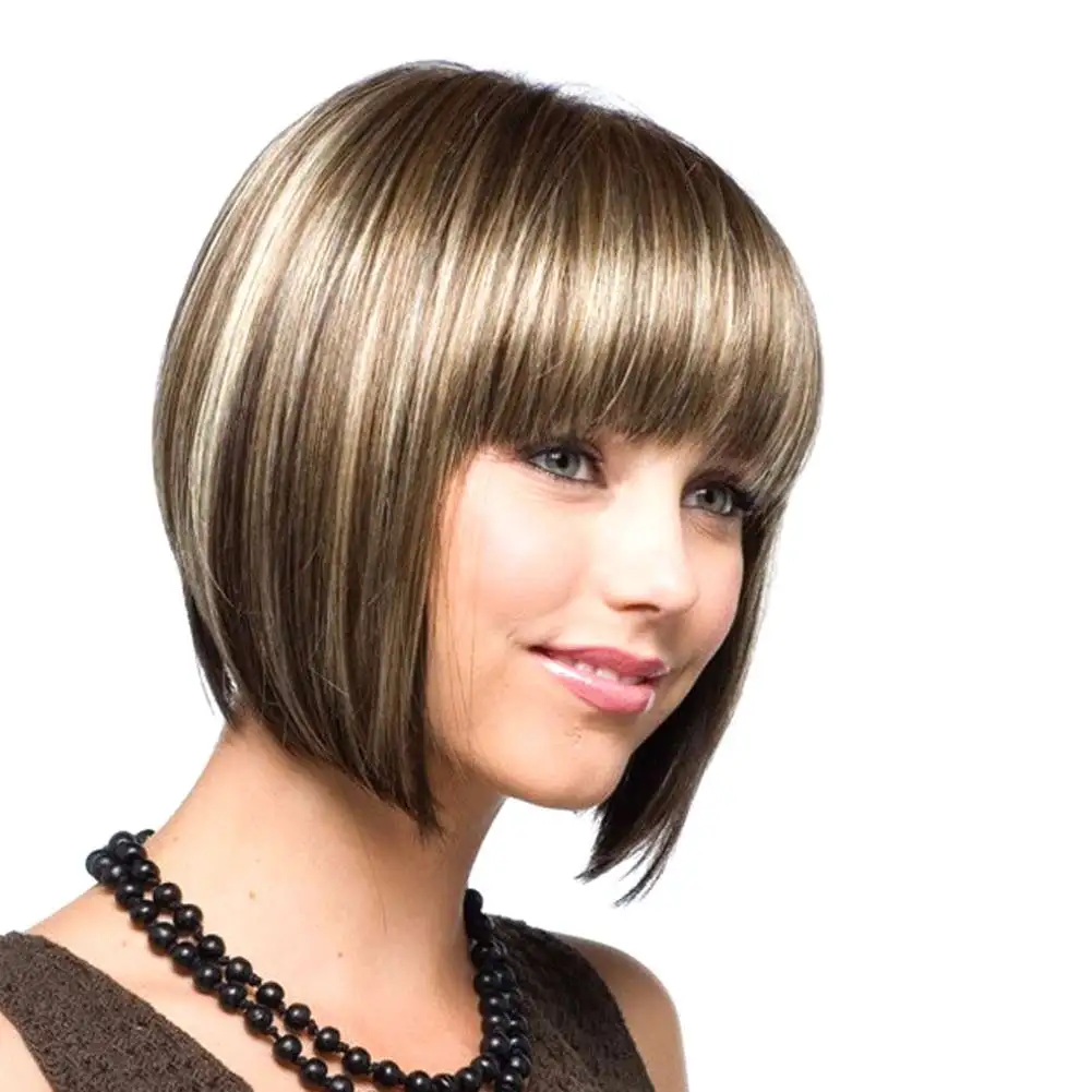 

Модный женский термостойкий синтетический парик, сексуальные натуральные короткие волосы, парики для косплея, CSV