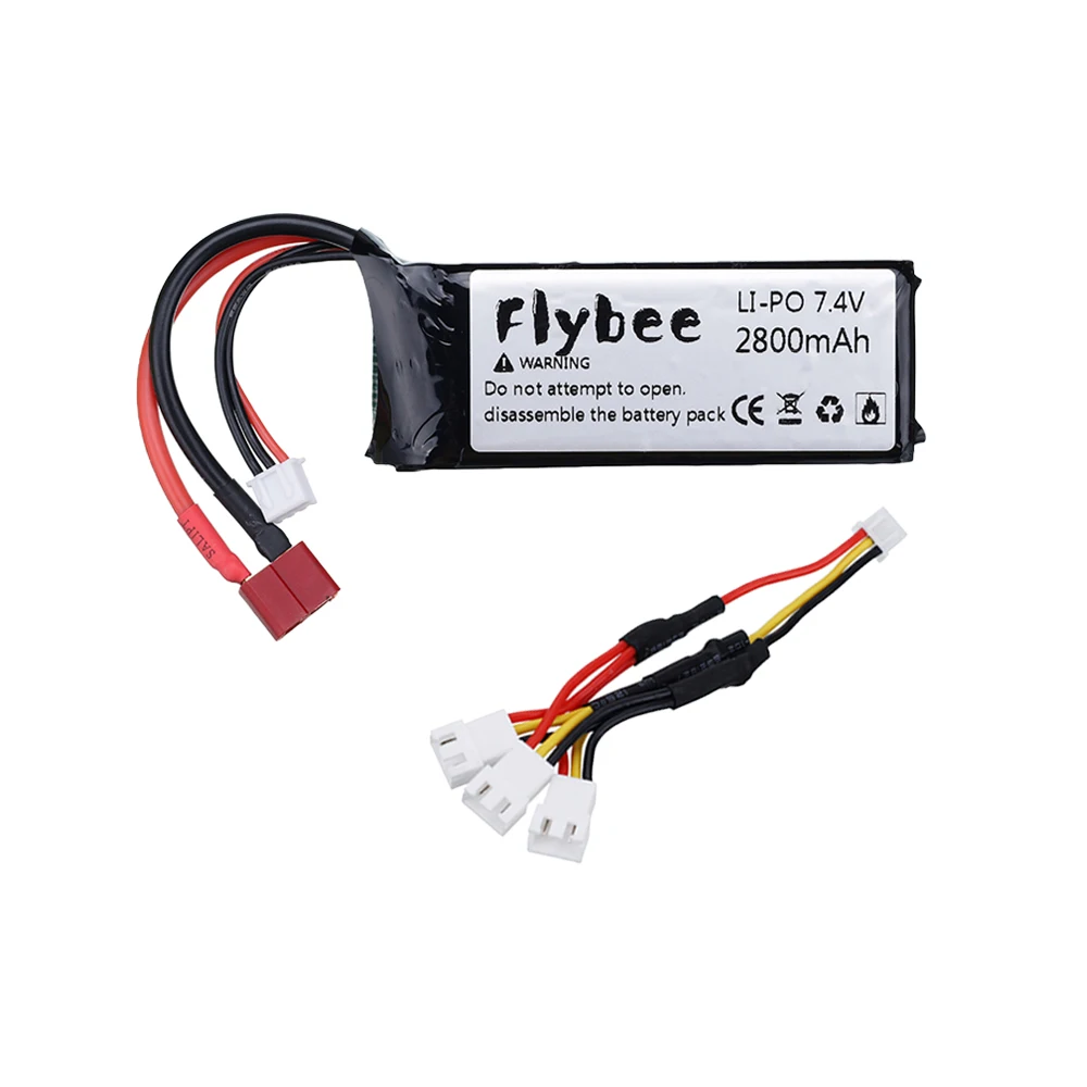 7 4 В обновлен Батарея для Feilun FT009 RC лодка запасные Запчасти v 2800 мА ч Wltoys 144001