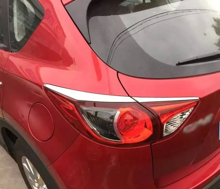 

For Mazda CX-5 CX5 2015 2016 ABS Chrome Tail Light Rear Back Frame Lamp Trim molding