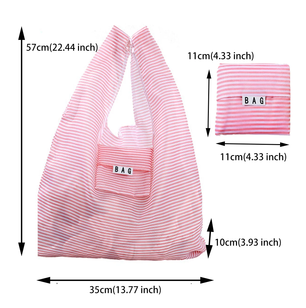 Складная Экологически чистая многоразовая сумка тоут для хранения из