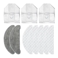 10pcs disposable wipes dust bags recyclable mops cloths parts accessories for roidmi eve plus robot cleaner sweeper