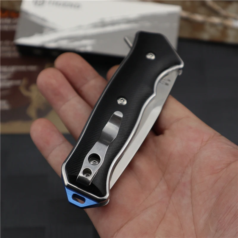 Складной нож D2 со стальной рукояткой G10 тактический охотничий Клинок для