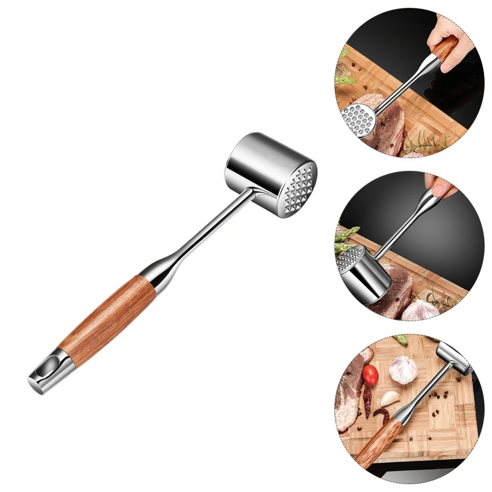 

1pc Kitchen Gadget Steak Loose Meat Hammer Meat Mallet (Assorted Color)