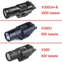 hunting flashlight pistol light x300 x300uh b x300u powerful led flashlight waterproof torch lights gun mount airsoft lamp