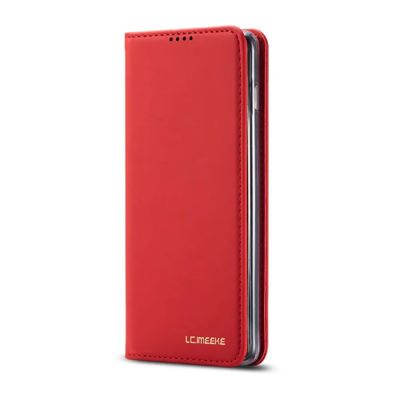 S10 Plus чехол для samsung S10 Plus чехол флип чехол для телефона Магнитный на samsung Galaxy S10e Чехол кожаный кошелек Чехол S10+ чехол S10 - Цвет: Красный