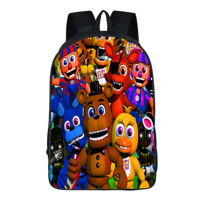 Five Nights At Freddy's FNAF школьные сумки для мальчиков и девочек, рюкзак, детский подарок, Аниме Сумка, игрушки для детей, рождественский подарок