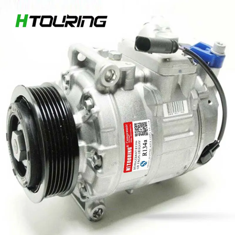 Компрессор переменного тока для VW Volkswagen AMAROK MULTIVAN RANSPORTER CARAVELLE Bus 2 0 TDI 7E0820803 7E0820803F