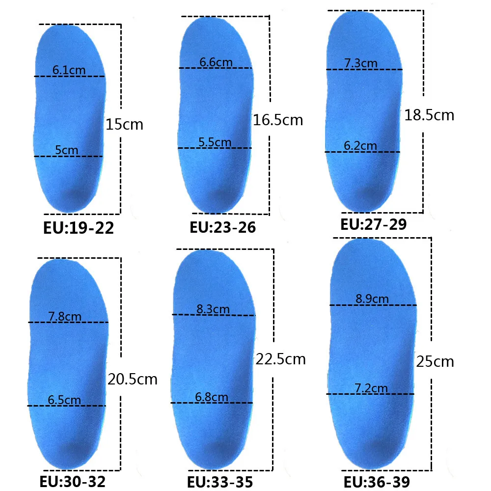 EiD Kids Children Orthotics Insoles Correction foot Care for Kid Flat Foot Arch Support Orthopedic Insole Soles Sport Shoes pads