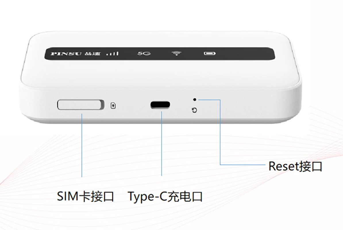 New Original PINSU 5G Smart Wireless MIFI Router Wi-Fi 6+Mobile wifi 5g With Battery Support 802.11a/b/g/n/ac/ax protocol | Компьютеры и