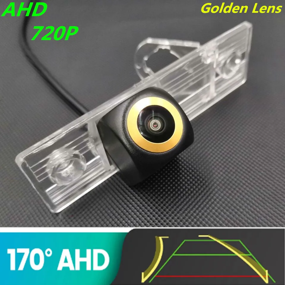 

AHD 720P Golden Lens Trajectory Car Rear View Camera For Chevrolet Cruze 2010 -2015 Captiva Sport For Buick Excelle Vehicle Car