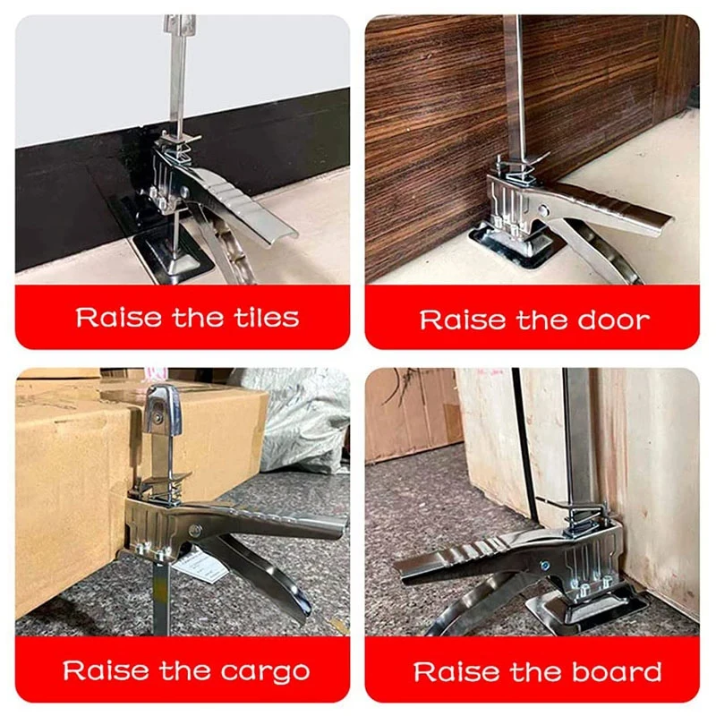 

2Pcs Hand Tool Jack Set, Saving Arm for Positioning Adjustment of Gypsum Board Cabinets Doors,Wooden Floor