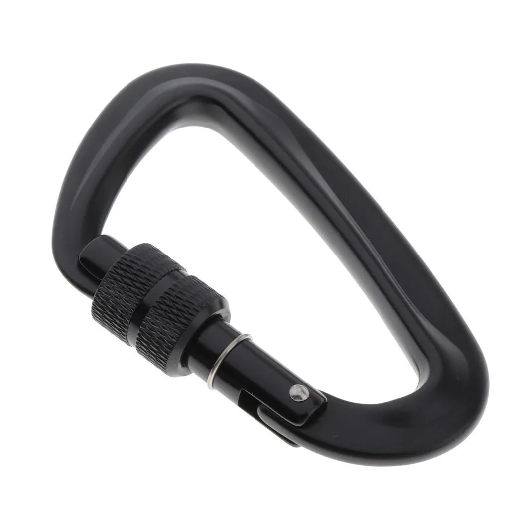 

7075 Aluminum Screw Lock Carabiner Light Durable for Camping Fishing Camping