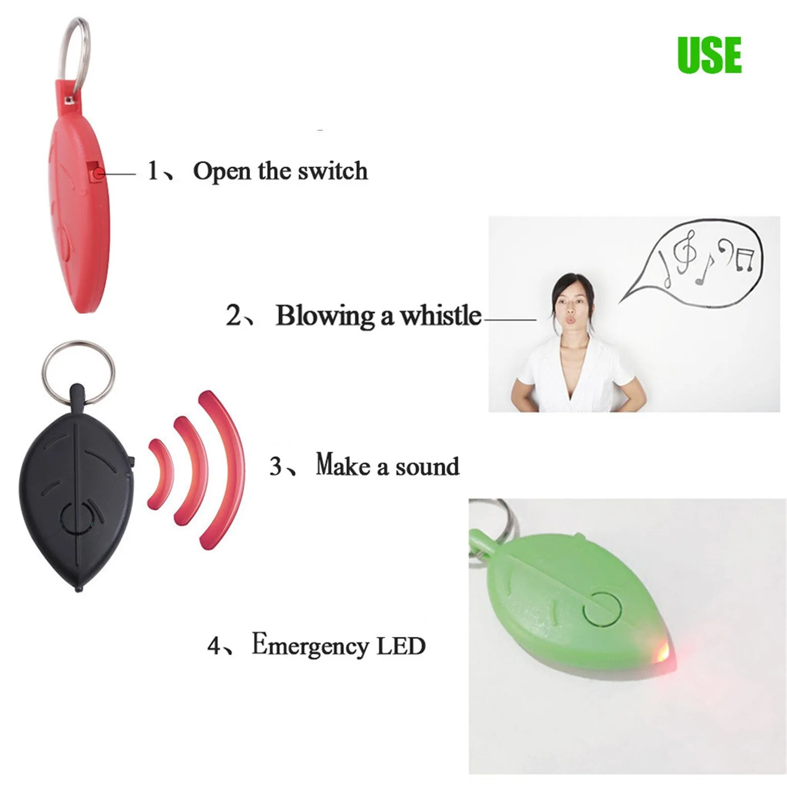 Брелок для ключей локатор голосового управления новый миниатюрный мигающий