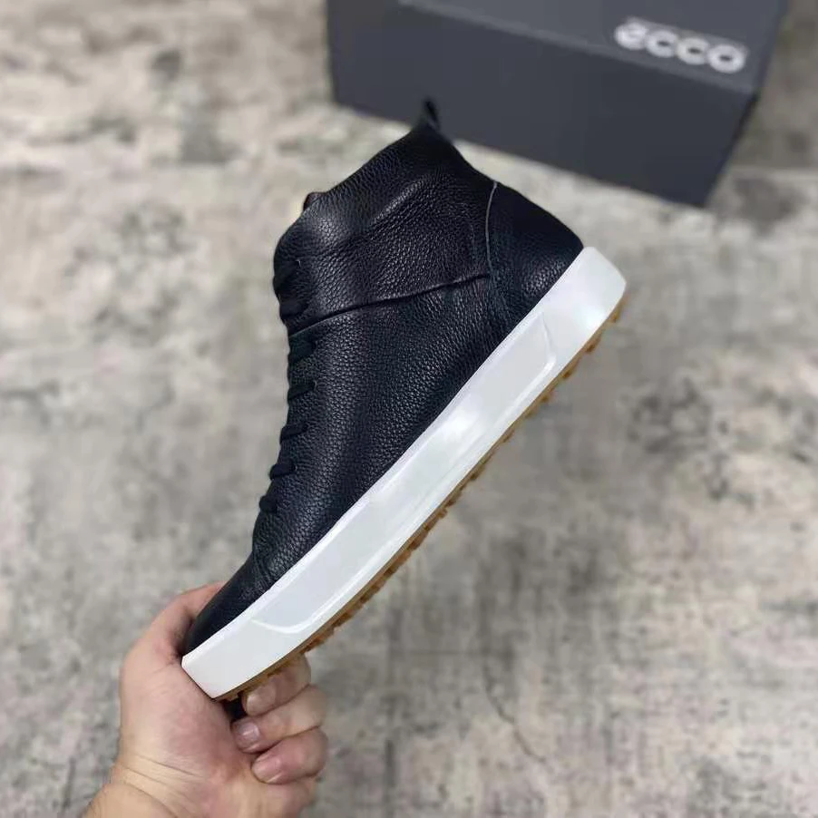 

Men Genuine Leather Golf Shoes for Men Brand Outdoor Professional Golf Sport Sneakers Anti Slip Black White Men Trainers Golfing